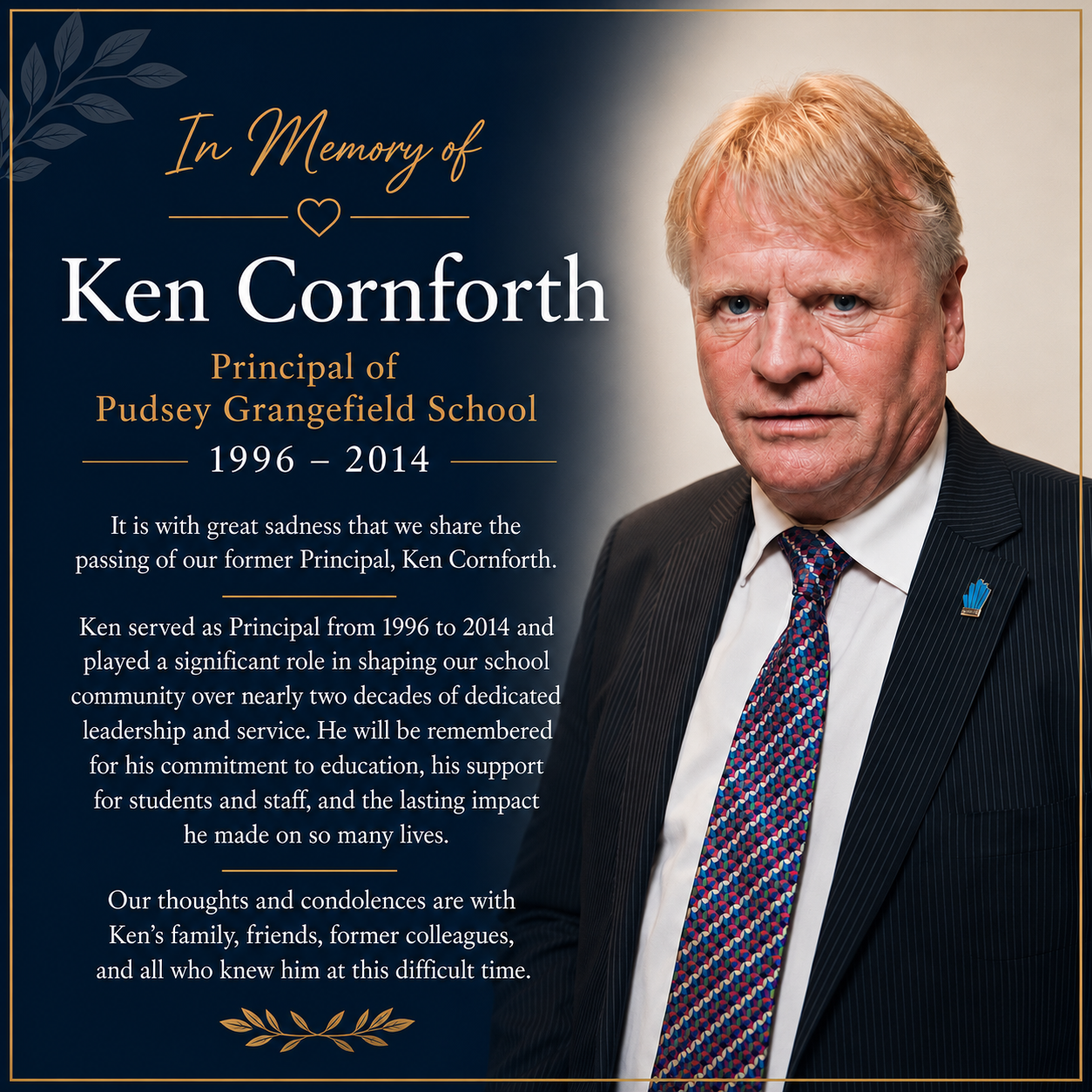 Remembrance - Ken Cornforth